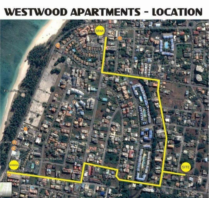 2 Bedroom Flat 15 Mins Walk From Flic En Flac Beach Buitenkant foto